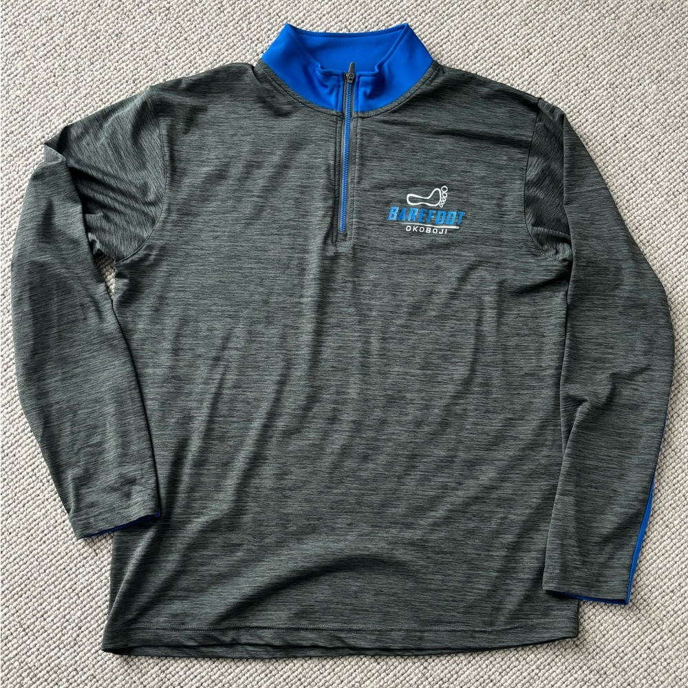 1/4 zip long sleeve Okoboji shirt